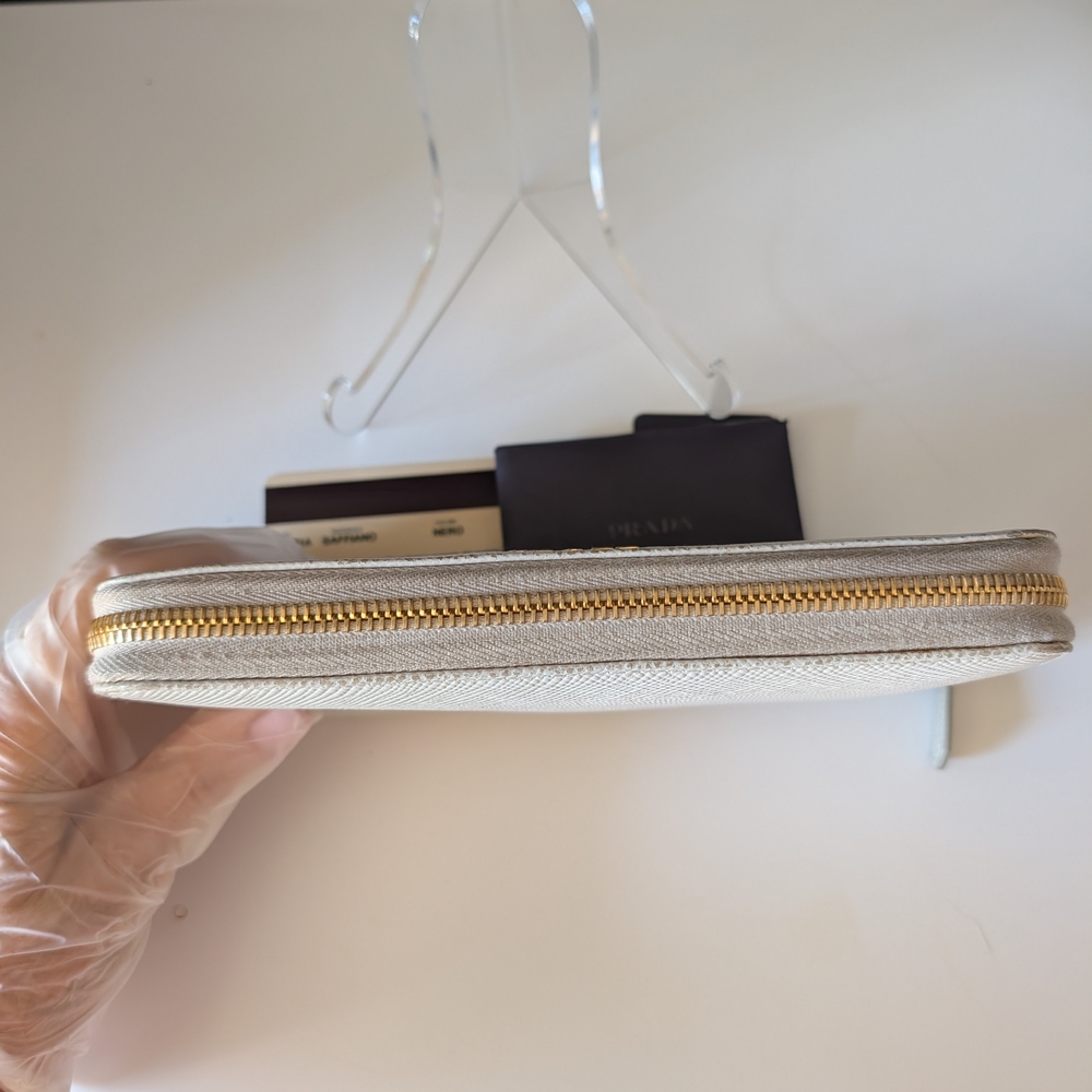 Authentic Prada M521A Zippy Long Wallet in Nero Saffiano Leather - Picture 3 of 11